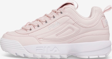Sneaker bassa 'Disruptor' di FILA in rosa: frontale