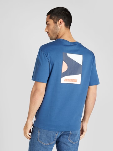 T-Shirt 'FAST' JACK & JONES en bleu : devant