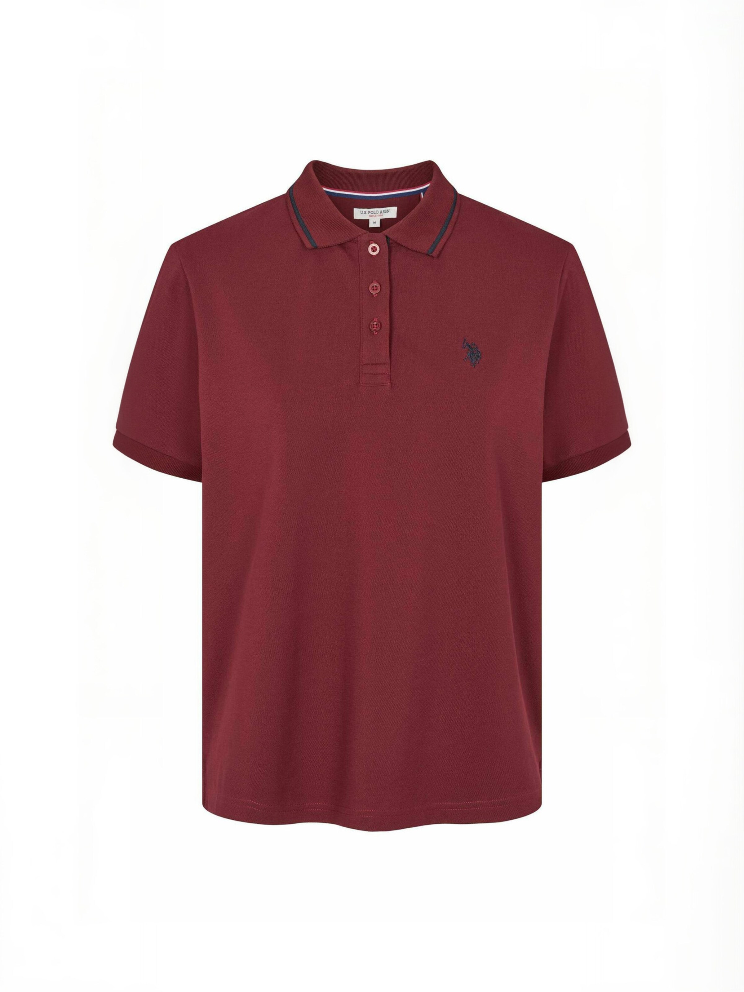 U.S. POLO ASSN. Polo shirt ' UWHolly ' in Rot: Vorderseite