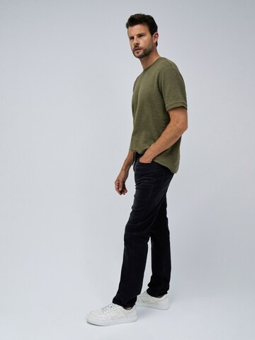 Coupe slim Pantalon Salsa Jeans en noir