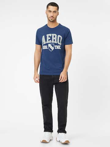 AÉROPOSTALE T-Shirt in Blau