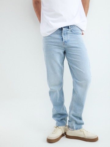 Loosefit Jean 'LUCAS' BALMOHK en bleu : devant