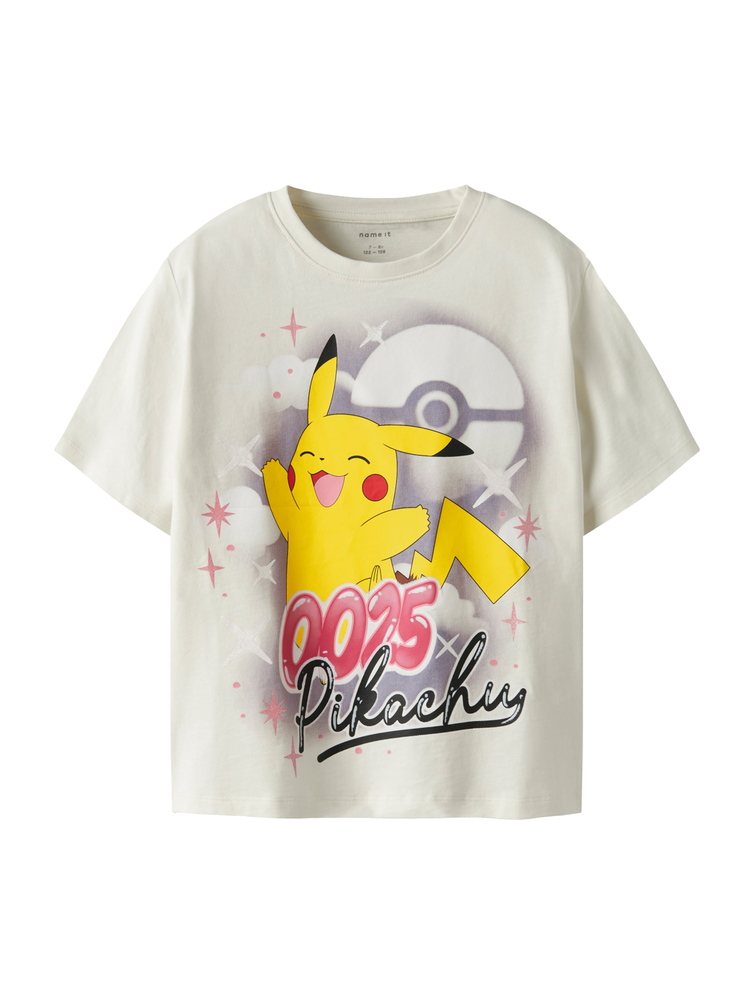 NAME IT - Camiseta 'NKFJYDI POKEMON' en blanco: frente