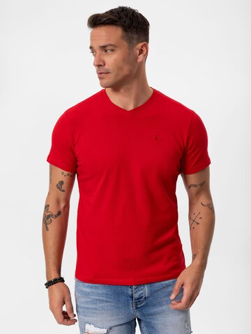 T-Shirt Daniel Hills en rouge : devant