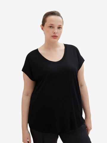 Tom Tailor Women + Μπλουζάκι σε μαύρο
