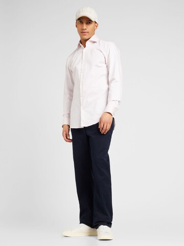 HUGO Slim Fit Hemd 'Kason' in Pink