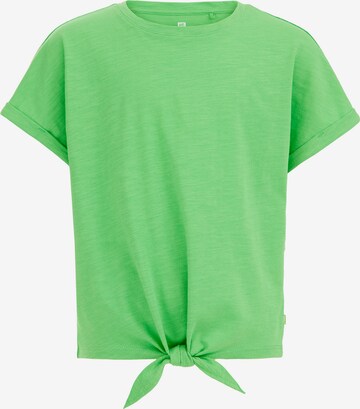 T-Shirt WE Fashion en vert : devant