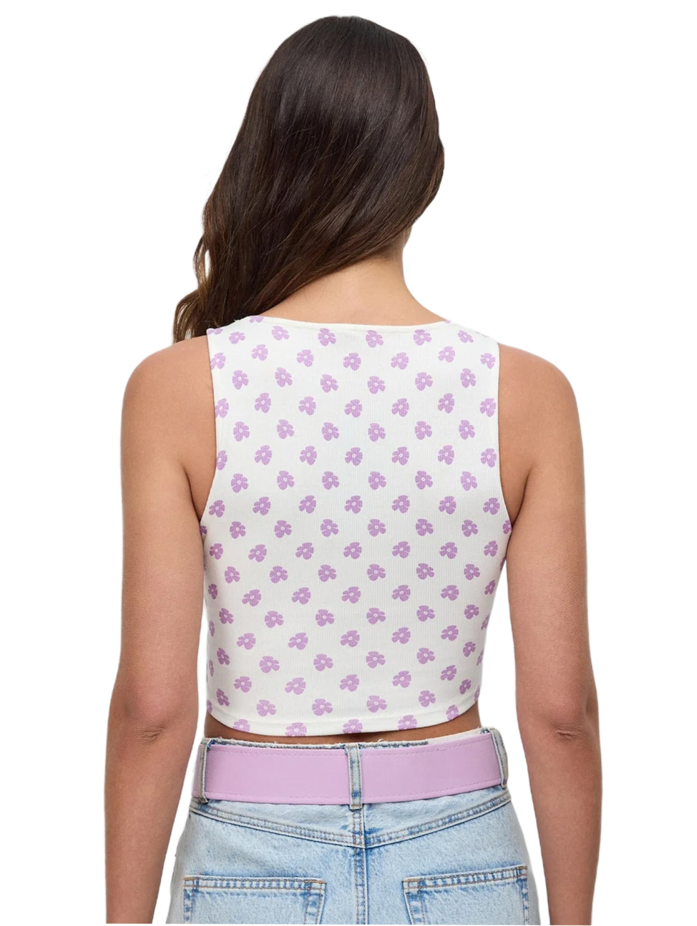 No Matter What Top in Weiß