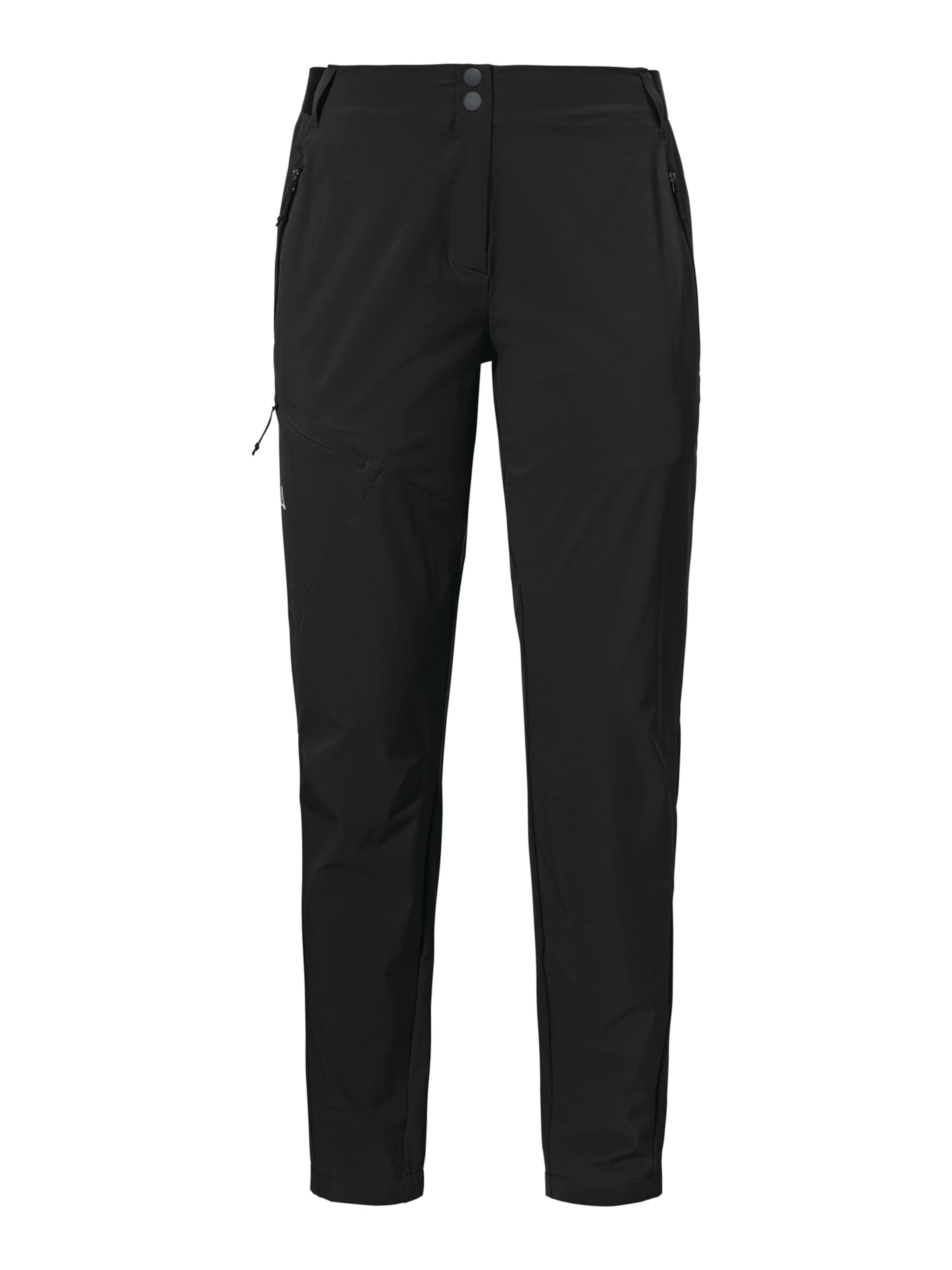 Regular Pantalon outdoor ' Hiking Pants Style Blaustein WMS ' Schöffel en noir : devant