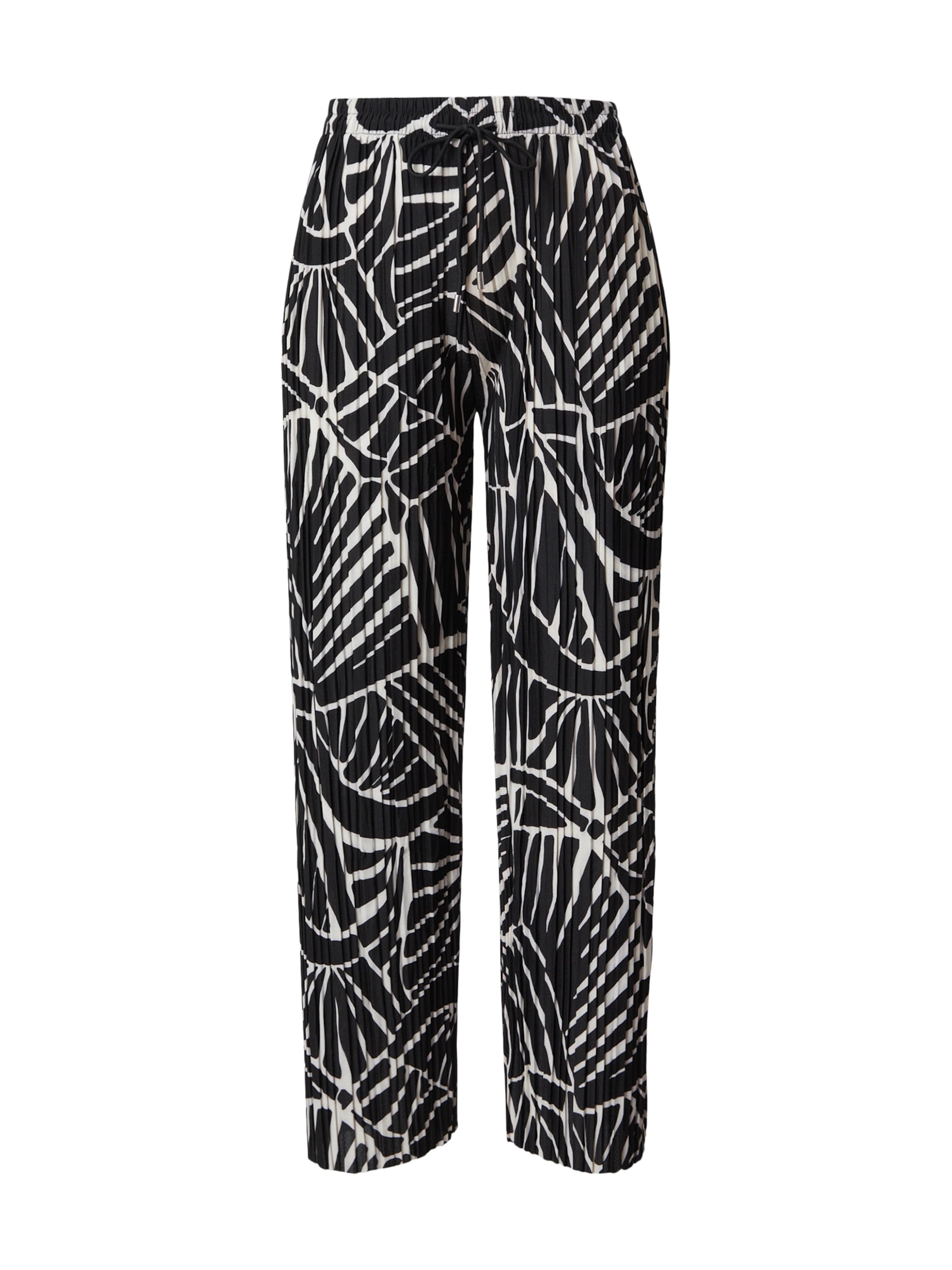 Hailys Broek 'Fa44biola' in de kleur Zwart / Wit, Productweergave