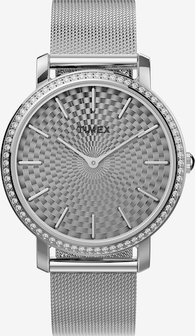 TIMEX Analog Watch 'Transcend City' in Silver: front