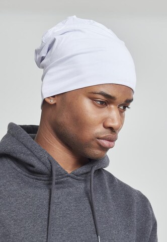 MSTRDS Beanie in White: front