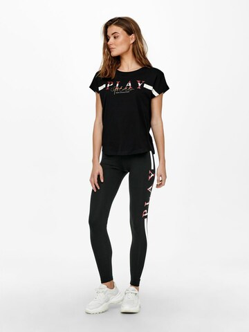 ONLY PLAY Skinny Sportbroek 'Palbi' in Zwart