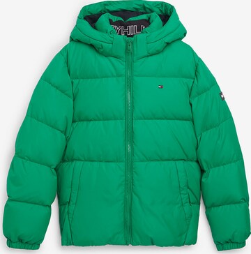 Veste mi-saison TOMMY HILFIGER en vert : devant