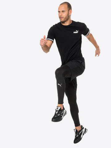 PUMA Skinny Sportovní kalhoty – černá