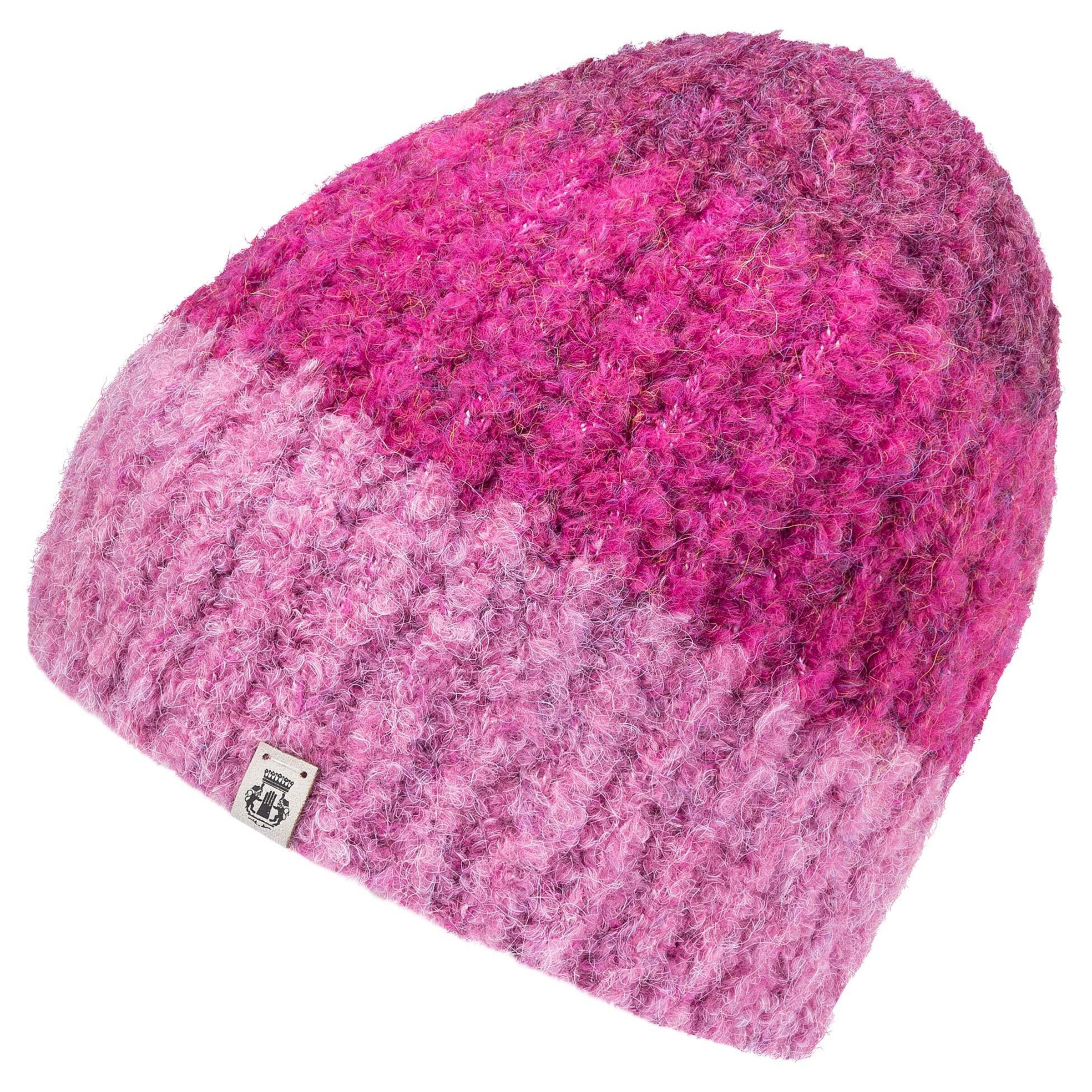 Roeckl Mütze 'COSY BOUCLÉ' in Pink: Vorderseite