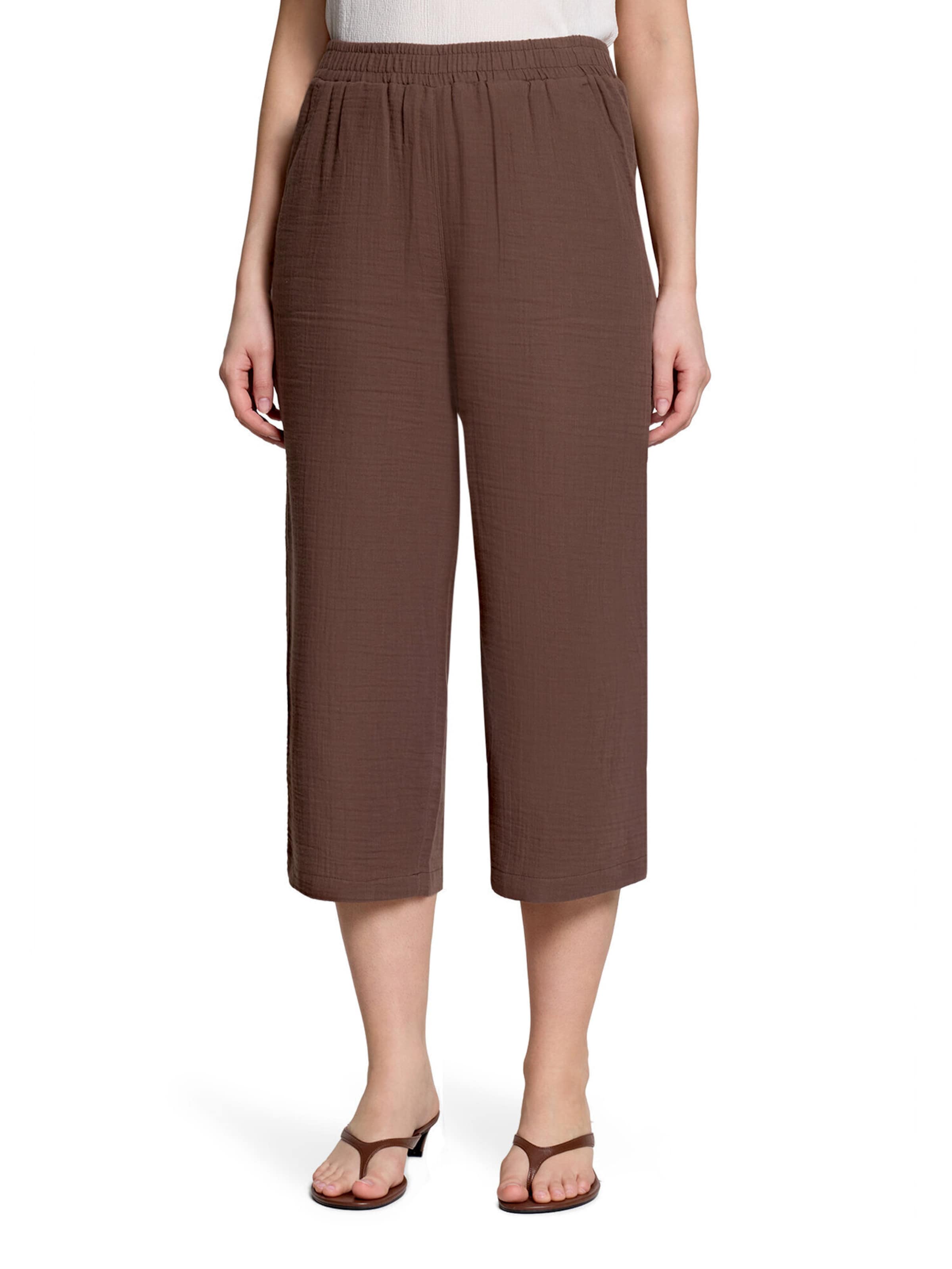 Loosefit Pantaloni di Betty Barclay in marrone: frontale