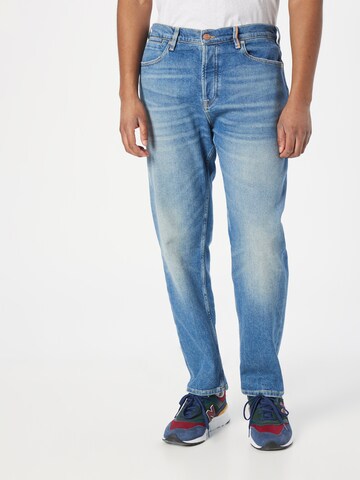 SCOTCH & SODA Zwężany krój Jeansy 'The Drop regular tapered jeans — Blue Li' w kolorze niebieski: przód