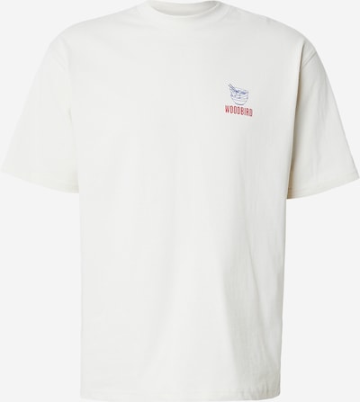 Woodbird Majica 'Baine Noodle' u plava / vatreno crvena / bijela, Pregled proizvoda