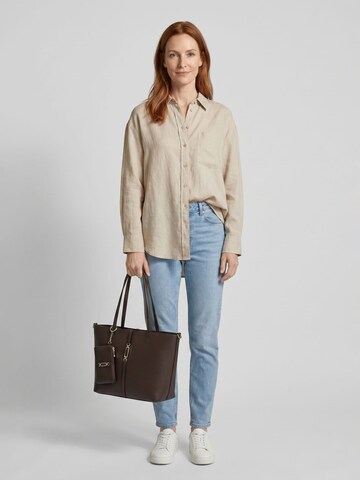 Emily & Noah Shopper 'E&N Lewe' in Braun: Vorderseite