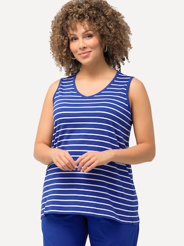 Ulla Popken - Top em azul: frente