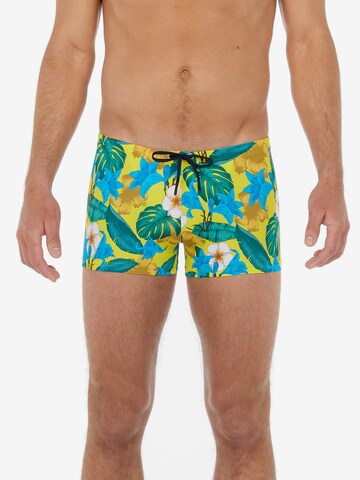 HOM Board Shorts ' Tropicana ' in Mixed colors: front