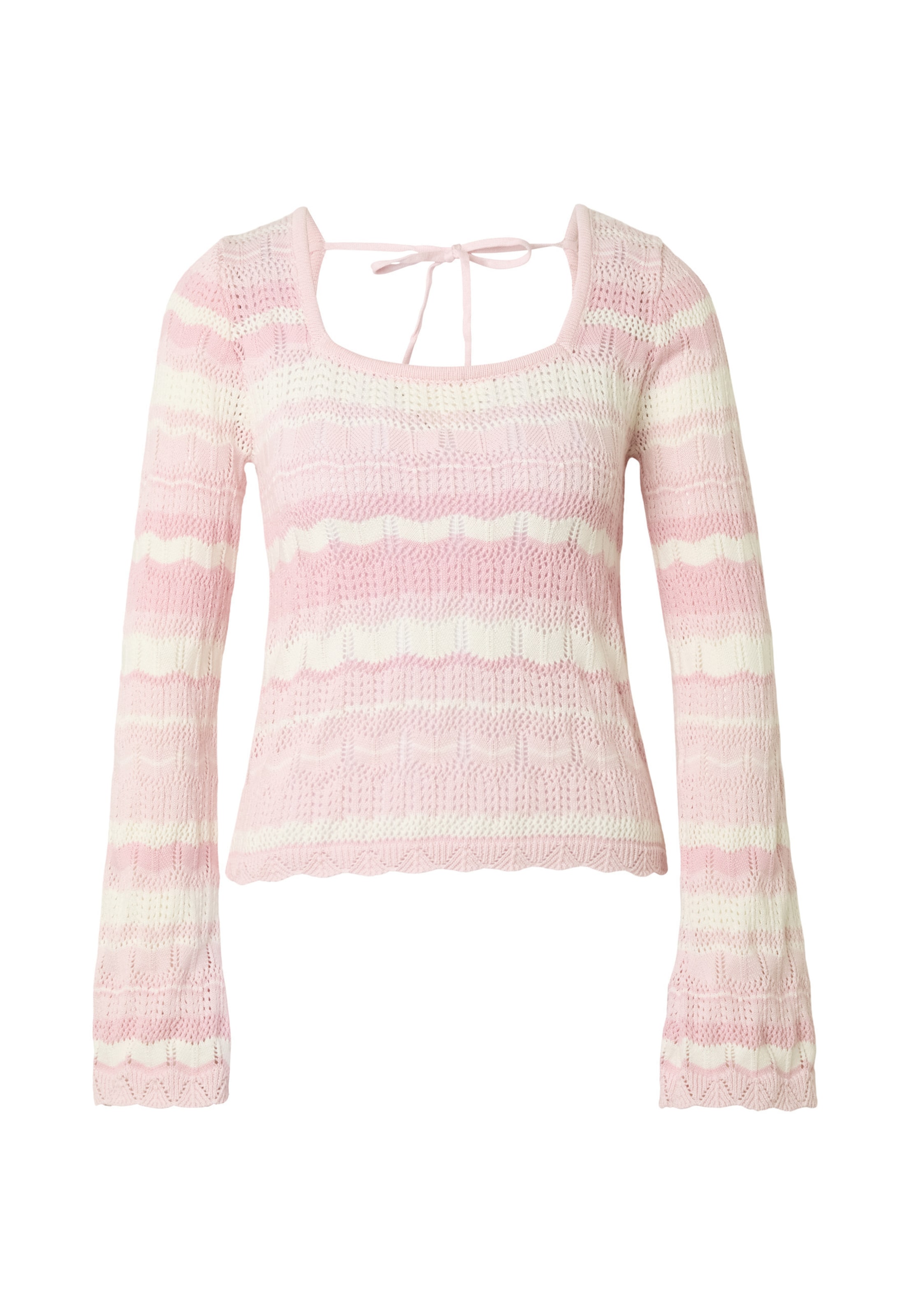 Pull-over Estelou en rose : devant