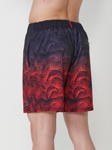 Pantaloncini da bagno di KOROSHI in rosso