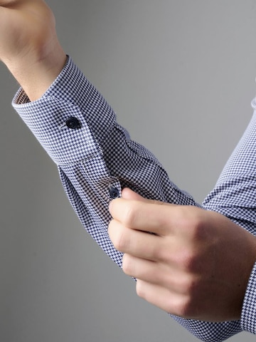 DESOTO Slim fit Button Up Shirt in Blue