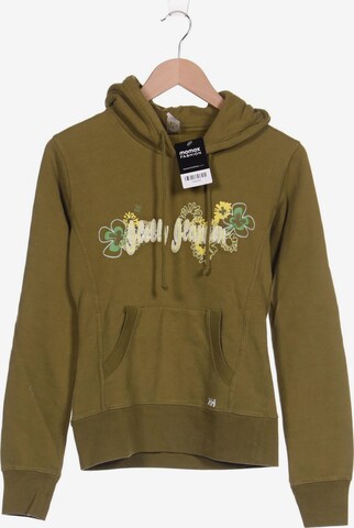 HELLY HANSEN Sweatshirt & Zip-Up Hoodie in S in Green: front