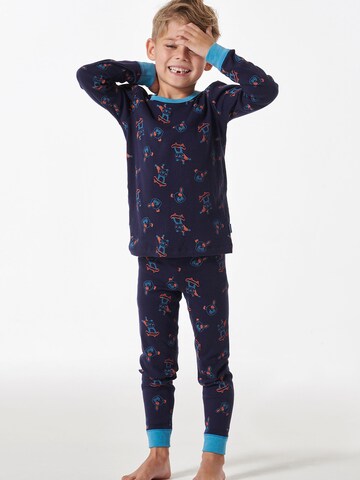 SCHIESSER - Pijama en azul