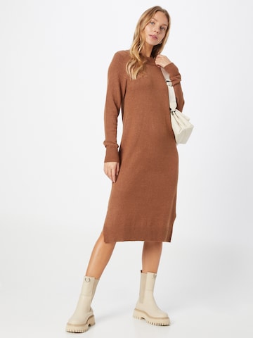 VILA Knitted dress 'Ril' in Brown