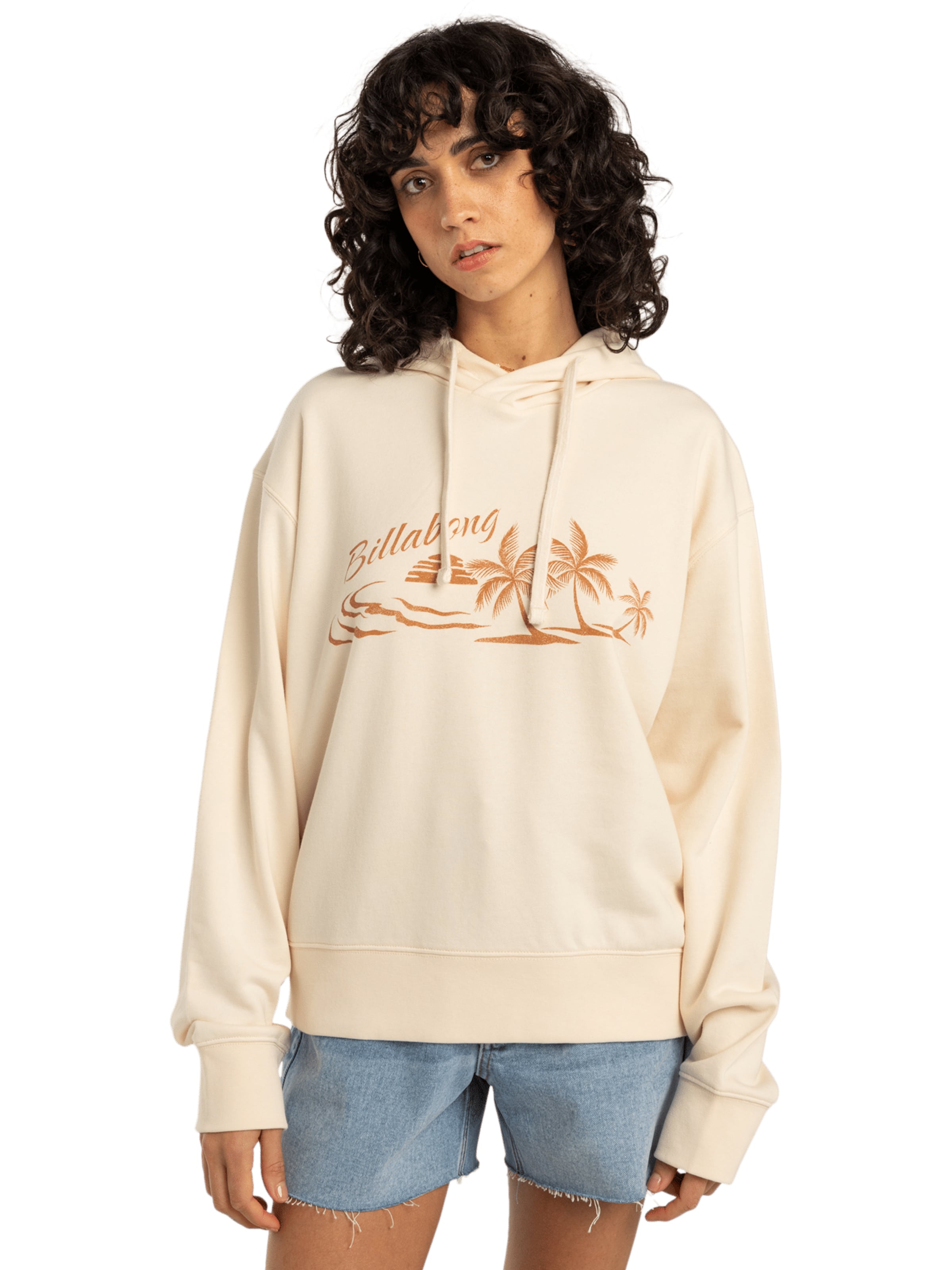 Sweat-shirt BILLABONG en blanc : devant