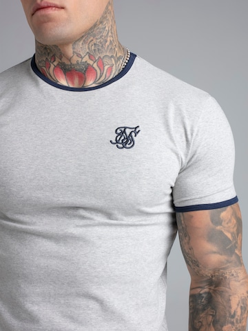 SikSilk T-Shirt in Grau