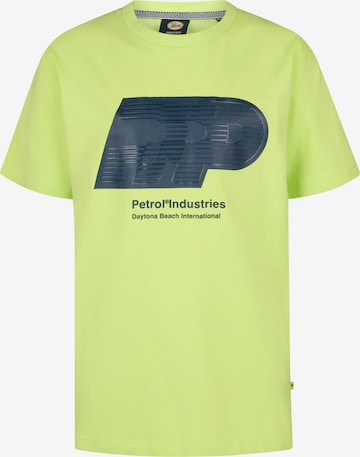 Petrol Industries Shirt 'Seapearl' in Groen: voorkant