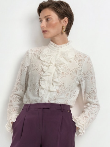 Rich & Royal Bluse in Weiß: Vorderseite