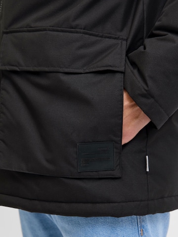 JJ Rebel Tussenparka 'JREBMARK' in Zwart
