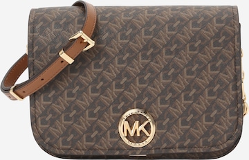 MICHAEL Michael Kors Skuldertaske 'DELANCEY' i brun: forside