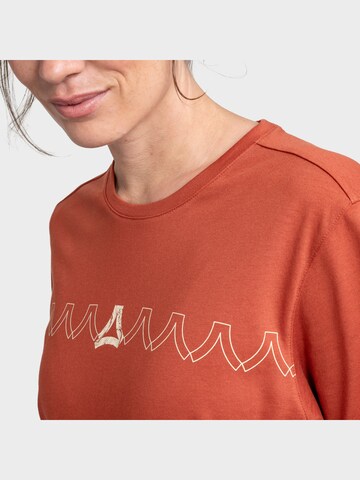 T-shirt fonctionnel 'Elmori' Schöffel en rouge