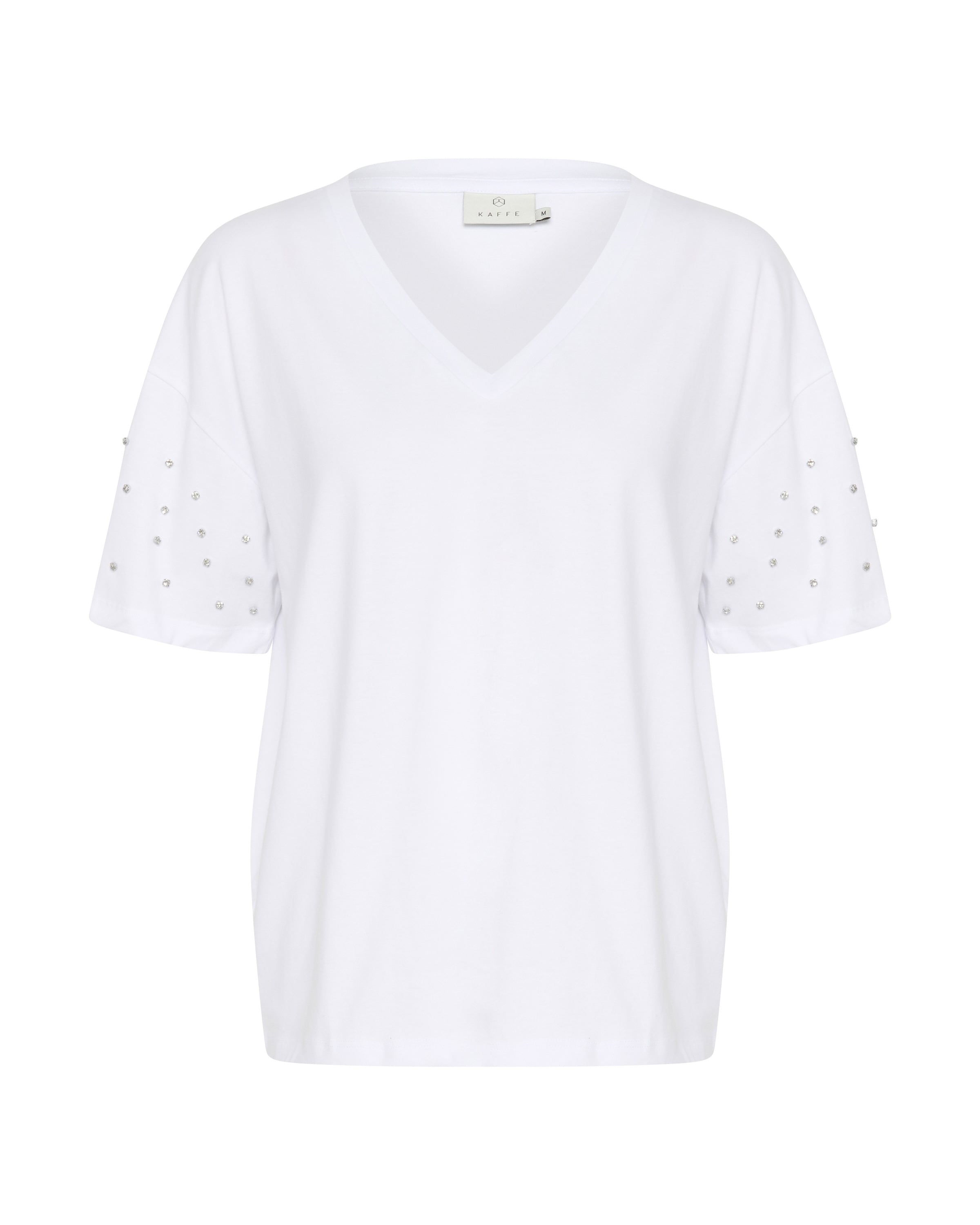 Kaffe - Camisa 'KABarnya' em branco: frente