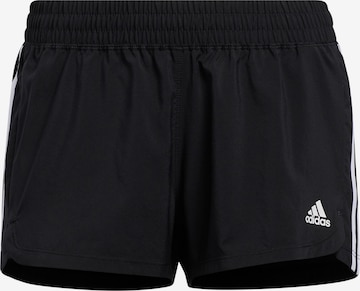 Regular Pantaloni sport 'Pacer 3-Stripes ' de la ADIDAS SPORTSWEAR pe negru: față