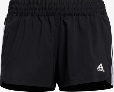 ADIDAS PERFORMANCE Pantalon de sport 'PACER 3S WVN' en noir / blanc, Vue avec produit