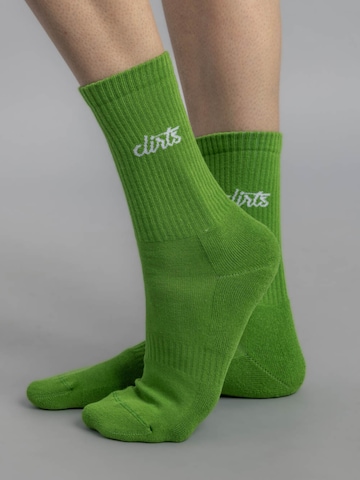 Dirts Socken 'Classic Logo Socks'‌‌‌‌ in Grün