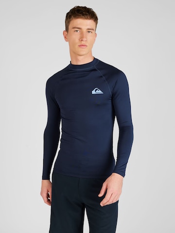 QUIKSILVER Functioneel shirt in Blauw: voorkant