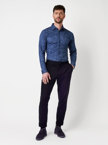 Coupe slim Chemise DESOTO en bleu