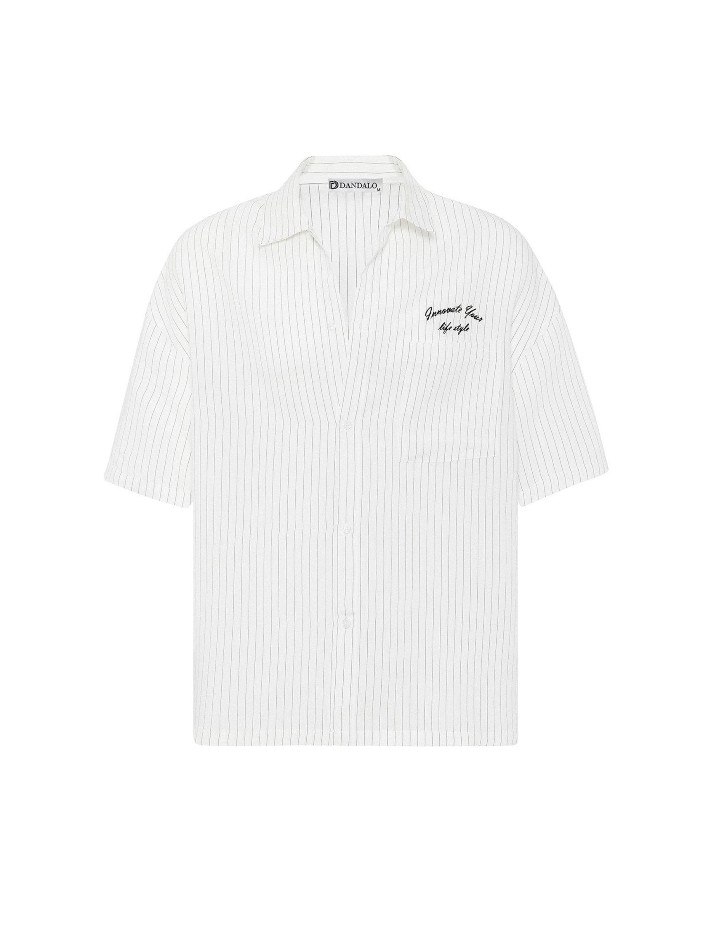 Dandalo Pohodlné nošení Košile – bílá: přední strana
