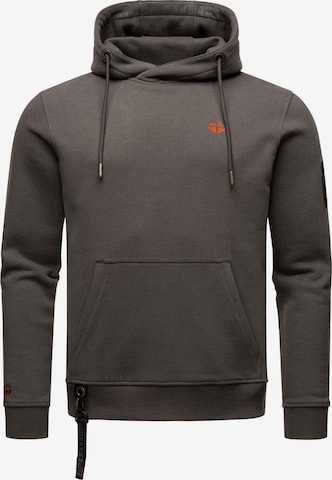 STONE HARBOUR Sweatshirt 'Crazy Frank' in Grey: front