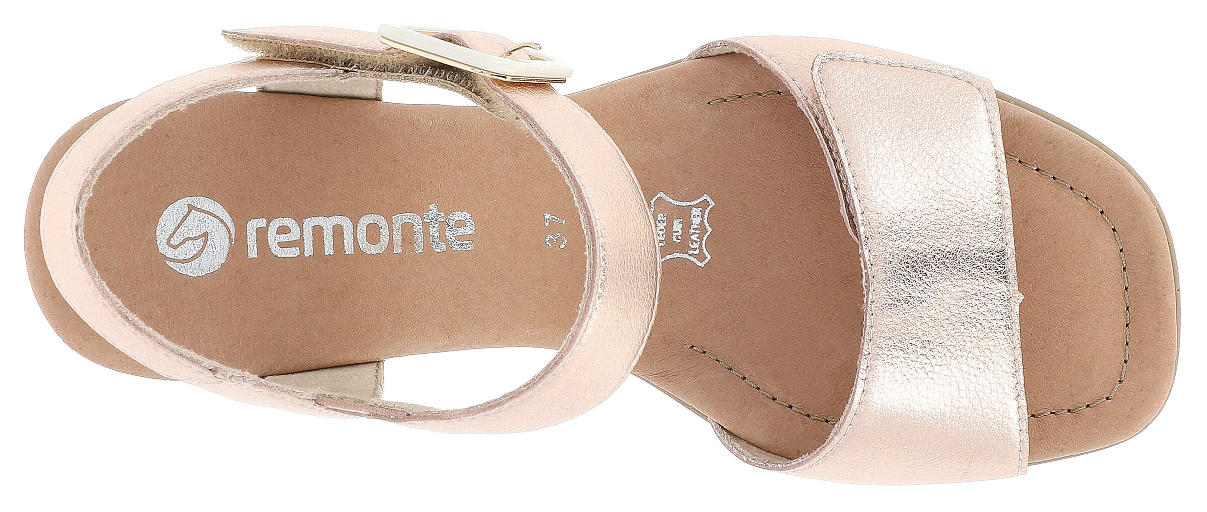 REMONTE Strap Sandals in Gold