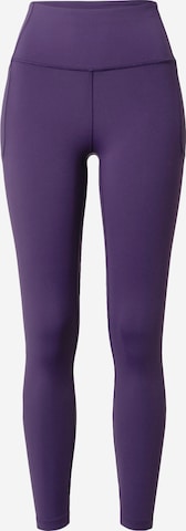 UNDER ARMOUR Workout Pants 'Meridian' in Purple: front