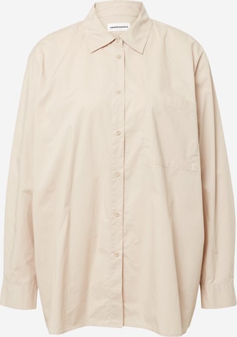 ARMEDANGELS Blus 'EALGA' i beige: framsida